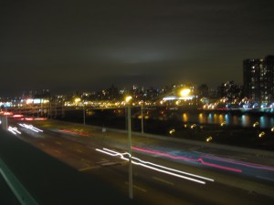 Riverside lightshow