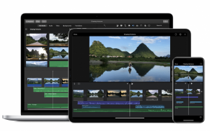 iMovie on iPad, iPhone, and MacBook 