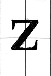 A "z" in Modern Bodoni type