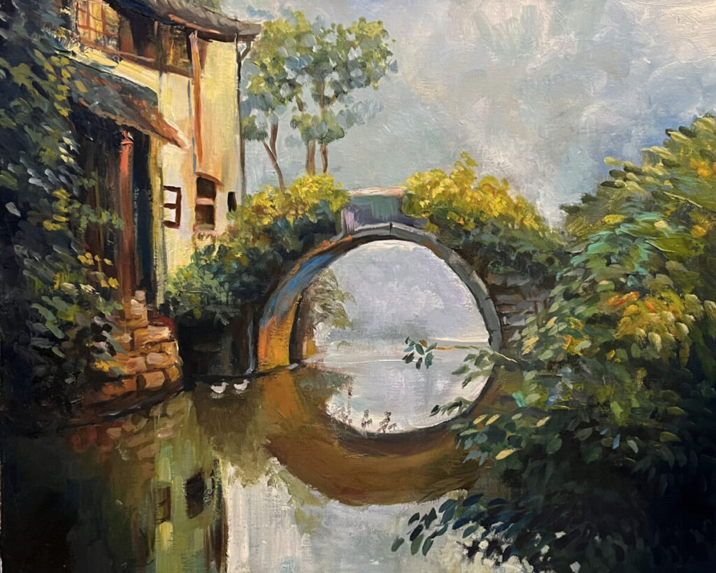 bridge painting