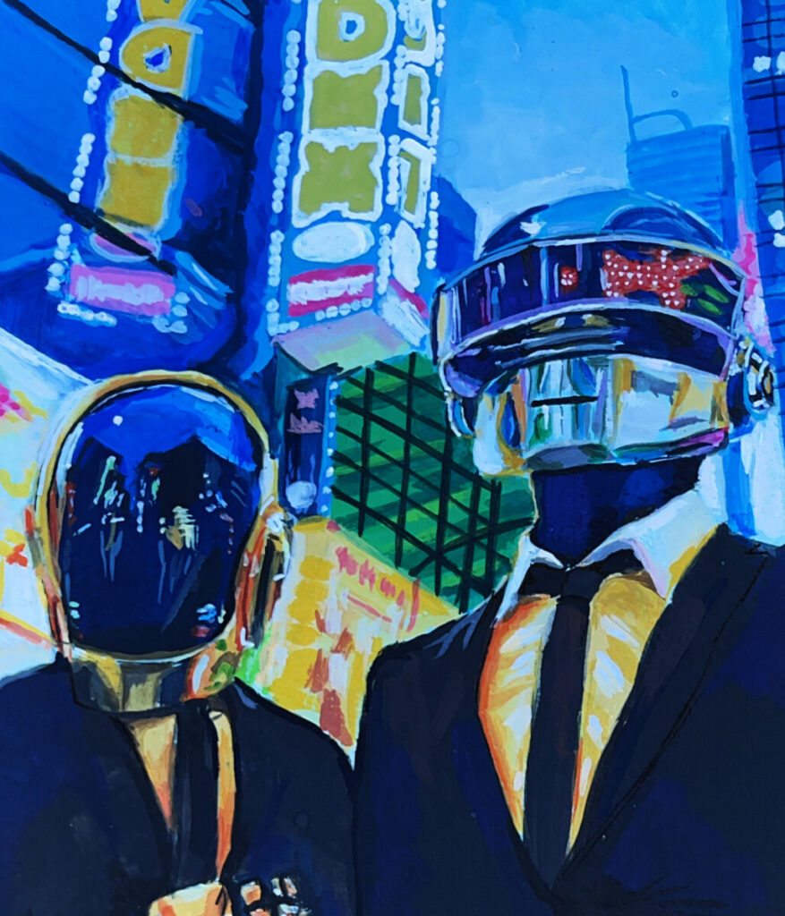 daft punk painting