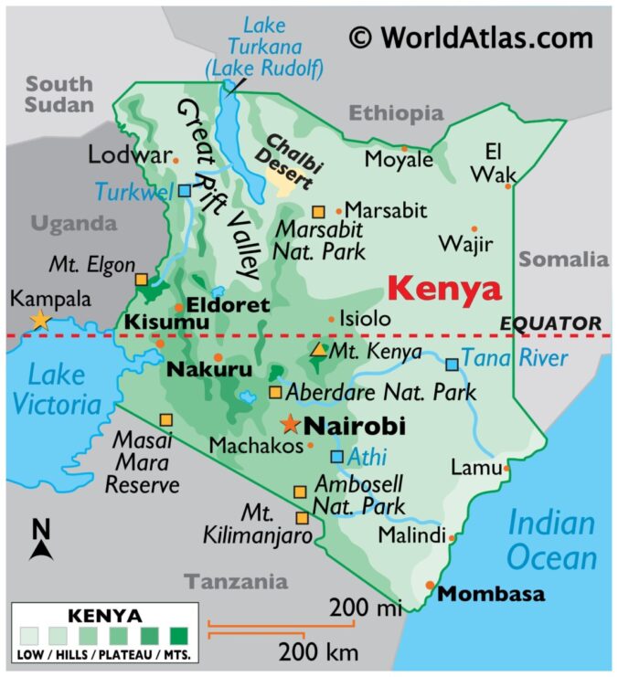 WorldAtlas. (2023, July 25). Kenya Maps & Facts. WorldAtlas. https://www.worldatlas.com/maps/kenya