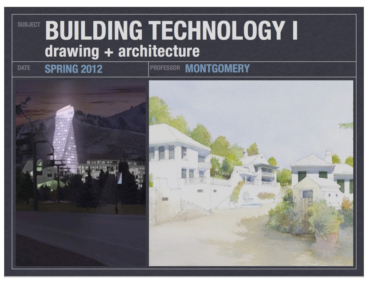 01_intro to architectural drawing