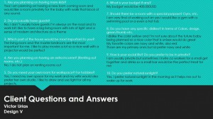 Client Questions and Answers