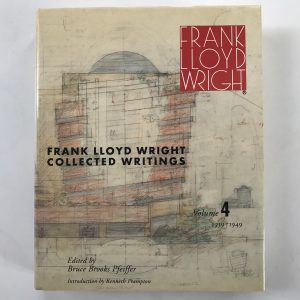 Cover of a Frank Lloyd Wright book