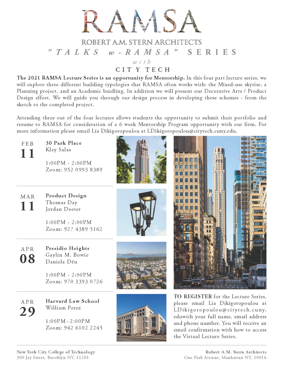 RAMSA Architects Lecture Series Poster
