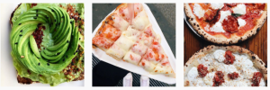Photos of food on Instagram