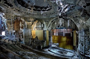Yves Marchand and Romain Meffre, abandoned UA theater in Detroit