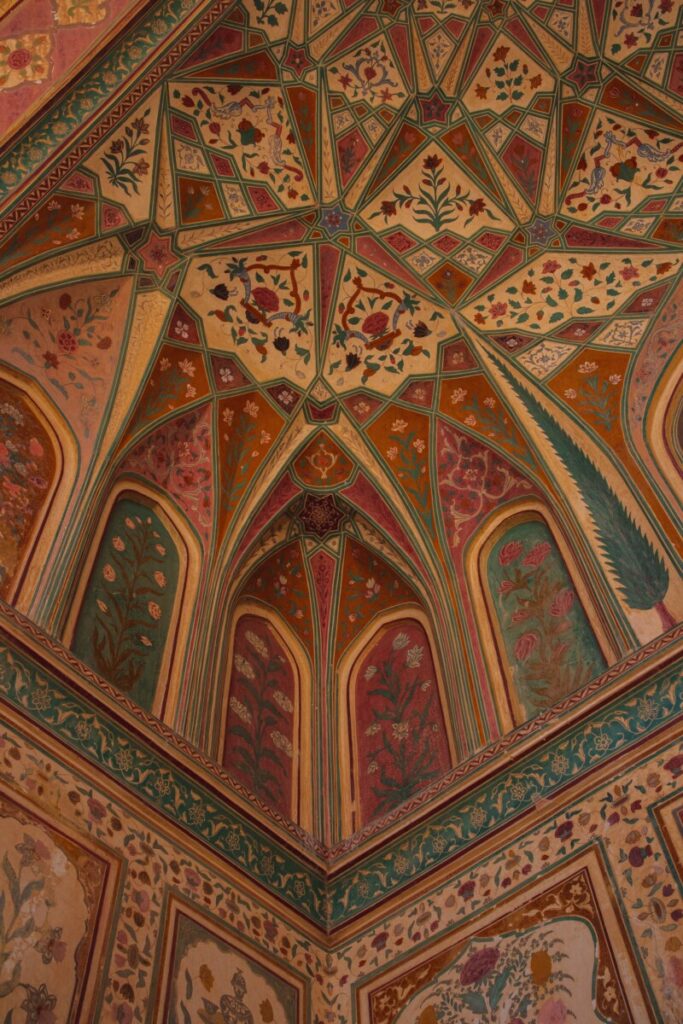Interior of the Sheesh Mahal Amber Fort
