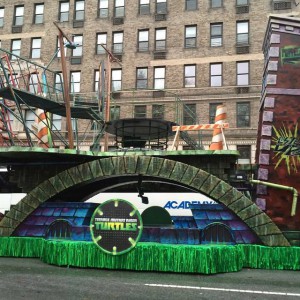 2014 Macy's Thanksgiving Parade. I worked in setting up the floats for the parade and this one was my favoite. TMNT!!!