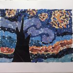 Anora Oblokulova - Starry Night Collage