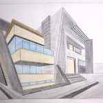Visual Art: Anora Oblokulova - Two point perspective of House