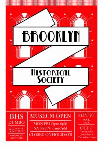 Brooklyn Historical Society Poster Project Prof John De Santis