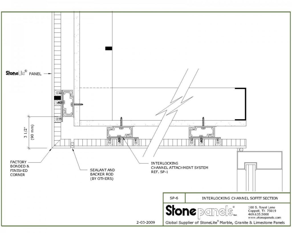 Aluminum Honeycomb Stone Veneer Panel (Najah) – Bronx Library Center