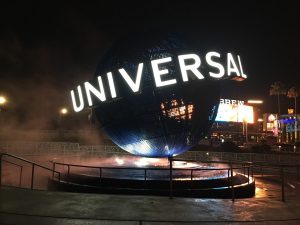 Enjoying the summer night at Universal 
