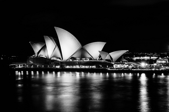 Sydney Opera House By Night by Nicki Mannix