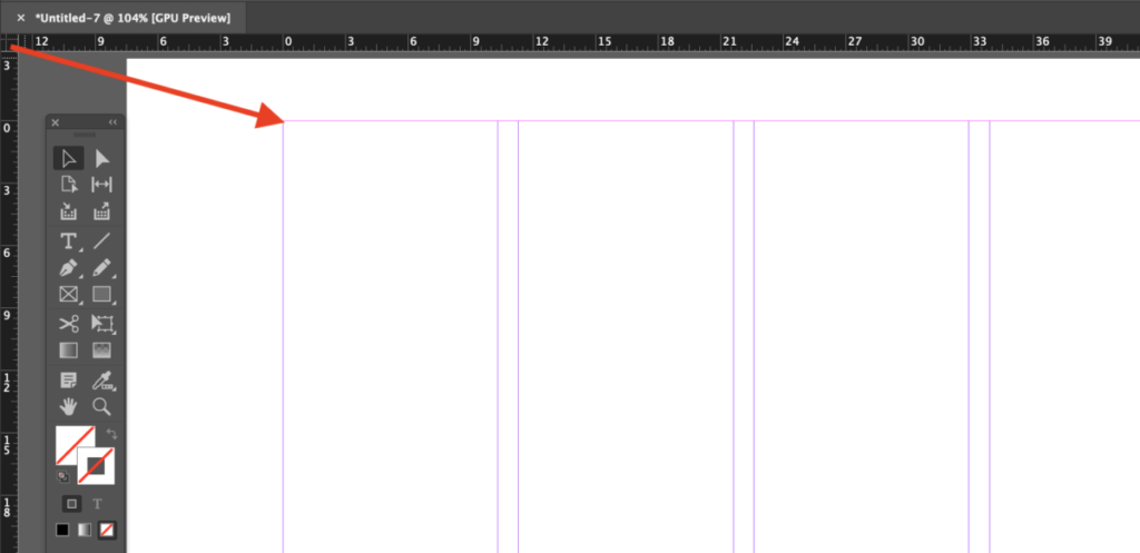 placement of ruler origin