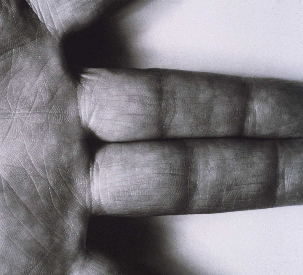 Front Hand no. 6: Middle Fingers Down. Photographer: John Coplans. 1988.