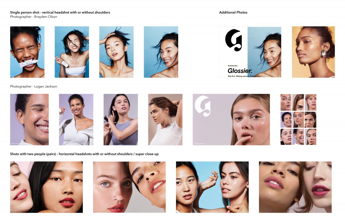 Final Project Proposal – Glossier | COMD 3530 Advanced Photography Studio