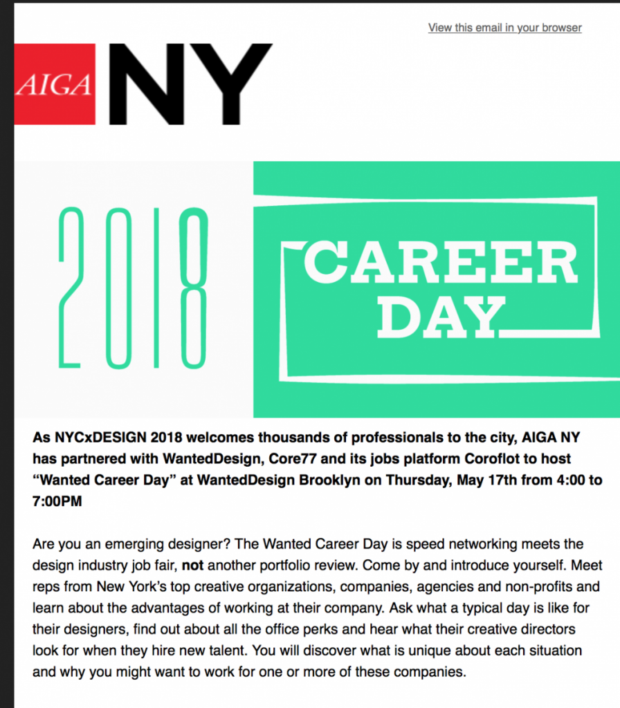AIGA Career Day