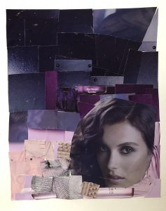 Michelle's collage in Violet