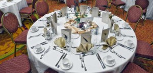 Banquet Table Setup