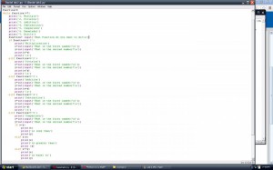Screenshot of Lab 2's code in idle python