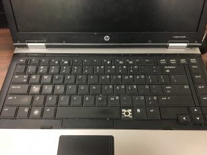 Missing computer keyboard key