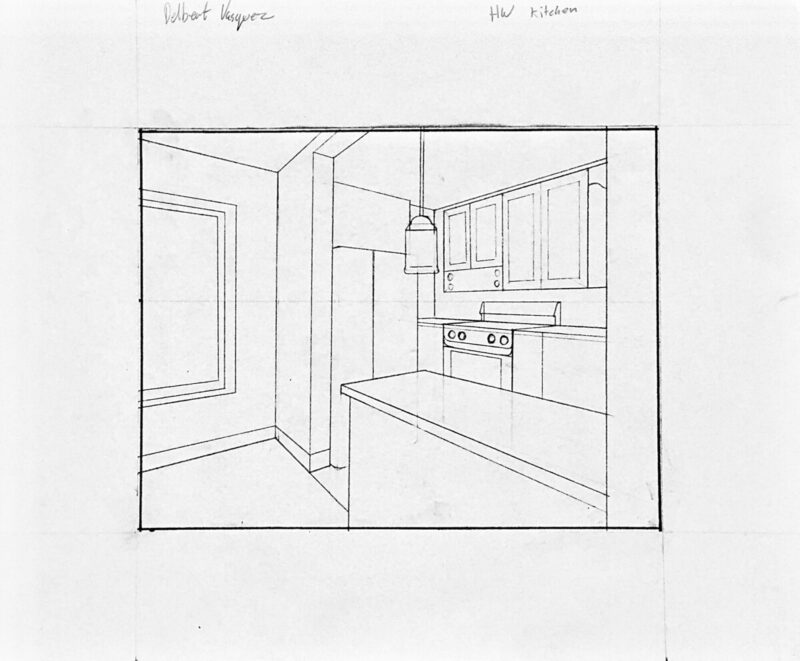 Foundation Drawing ( Kitchen Drawing ) – The Portfolio review of ...