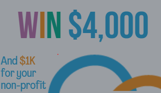 Win $4000 prize and $1000 donation
