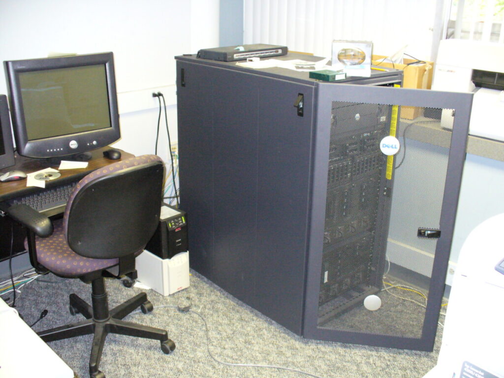 LMC's old server rack.