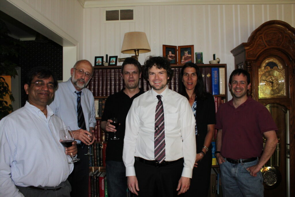 Me with my dissertation committee--some of them served as mentors for my professionalization.