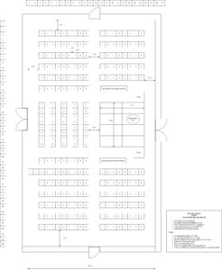 NFPA aisle math