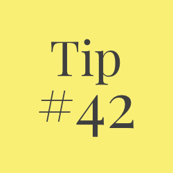 Teaching Strategy Tip #42