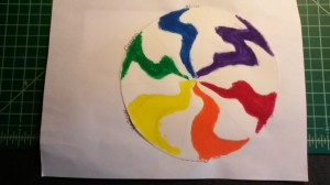 My design for the gouache color wheel 
