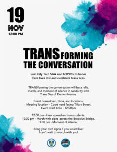 TRANSforming the Conversation Flier