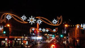 Holiday Lights on 125th Street