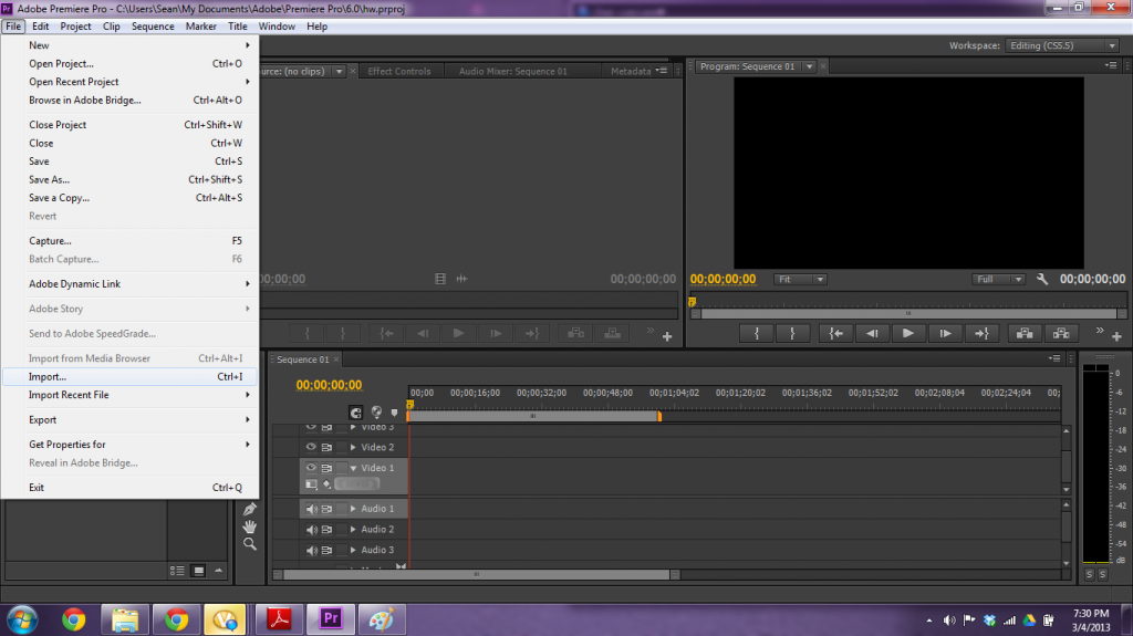 what can you do in adobe premiere pro cs6 trial