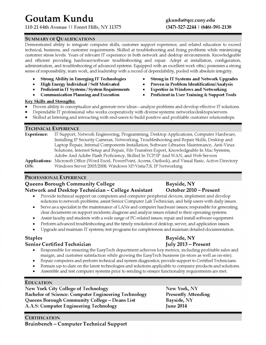 Resume | Goutam Kundu's ePortfolio