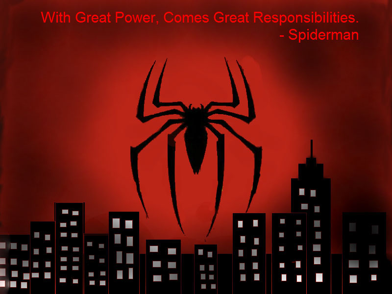 With Great Power, Comes Great Responsibilities | GRA 1111,D314,89799