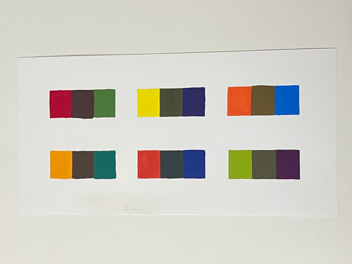 A group of squares of different colorsDescription automatically generated