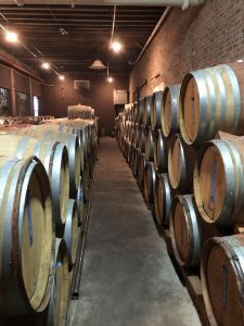 Wine Barrels.