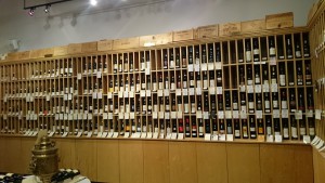 The main wine section 