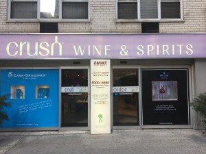 The front of Crush Wines and Spirits 