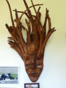 One of the sculptures Walter Channing made. 