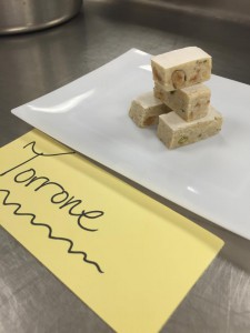 Plating final Torrone product