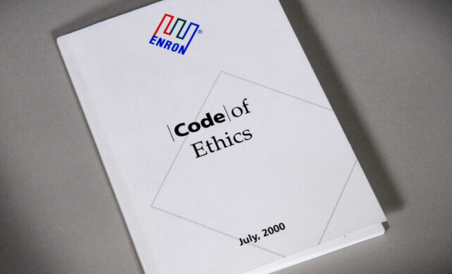 book titled Code of Ethics.