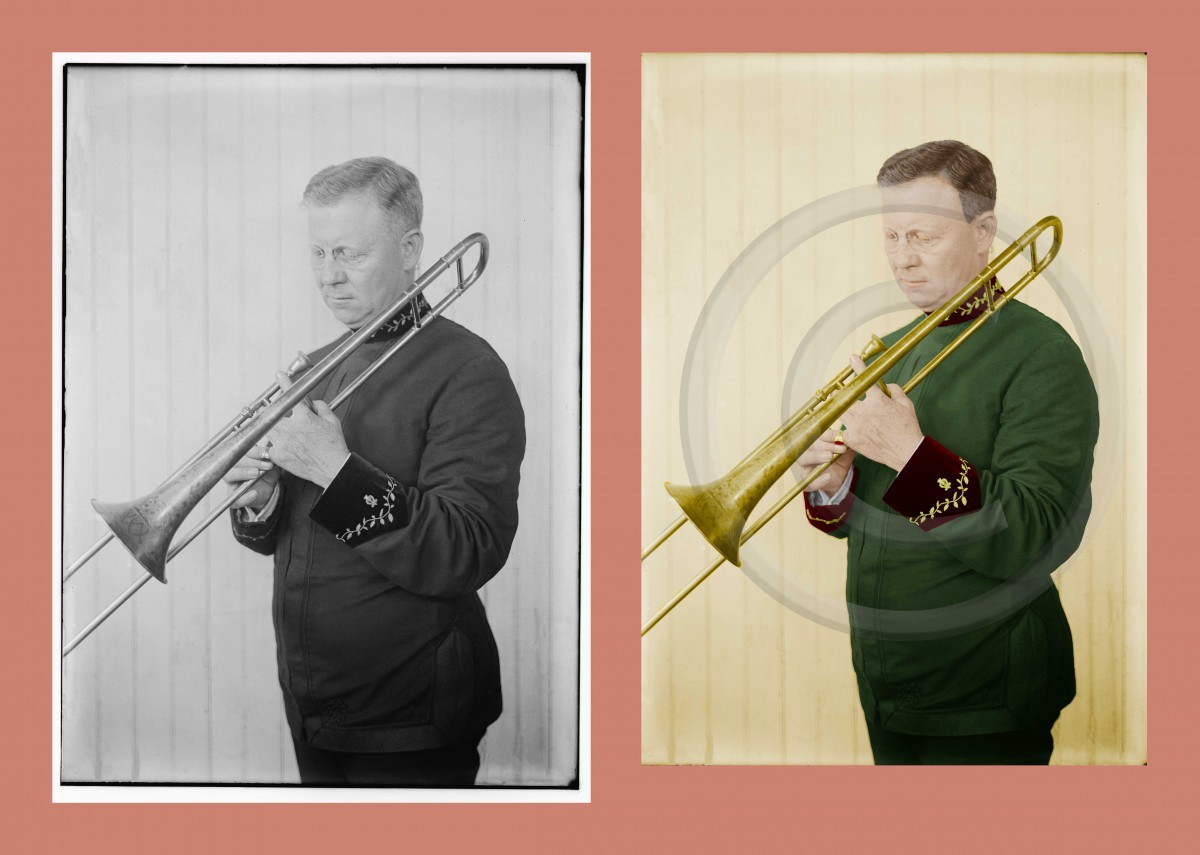 Recolored Trumpet Man