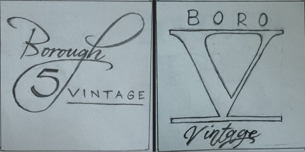 Final two logo sketches