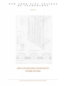 Arch 1130 Building Tech I_course outline_2012_fall